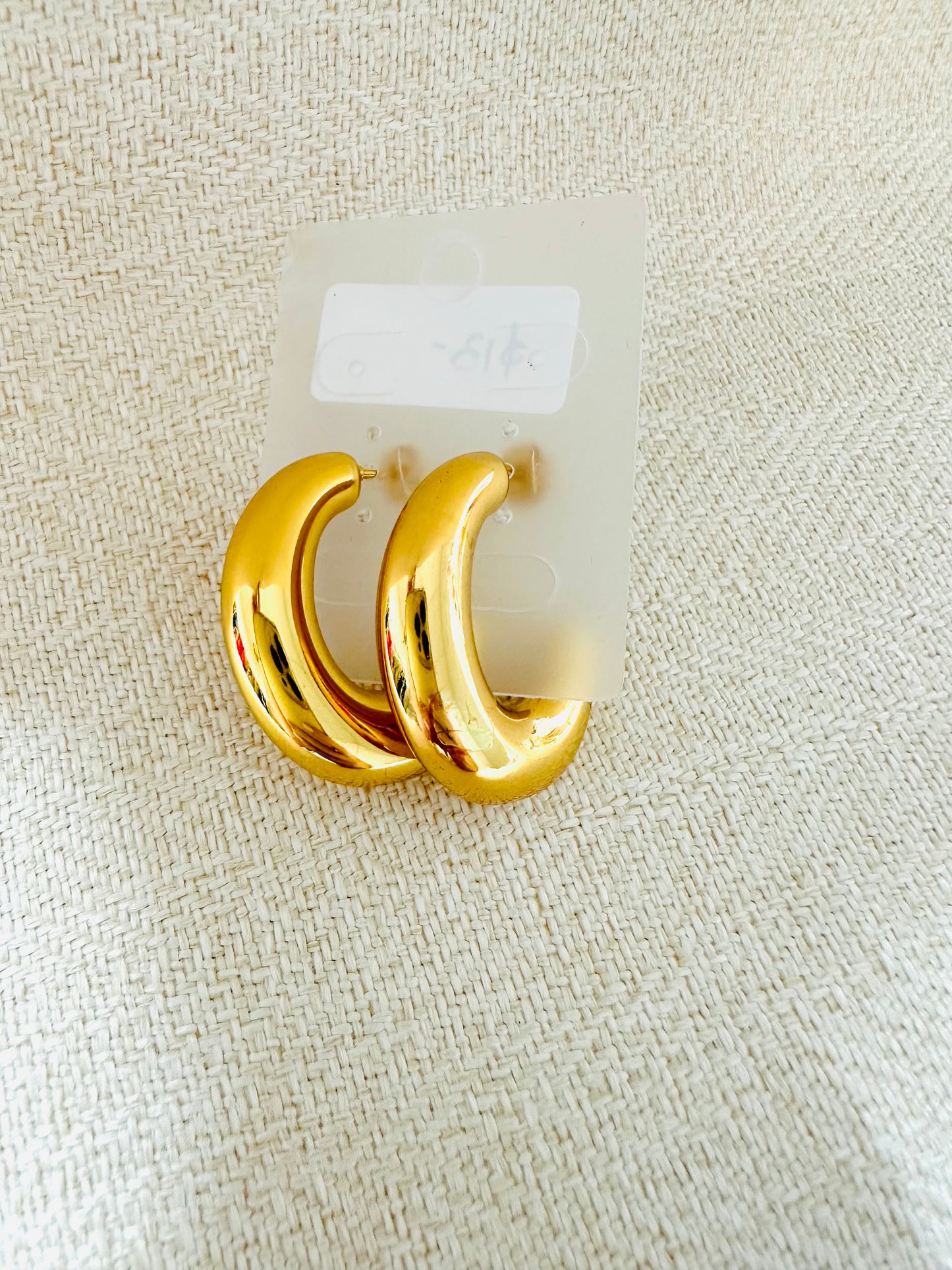 Gold Fashion Earrings