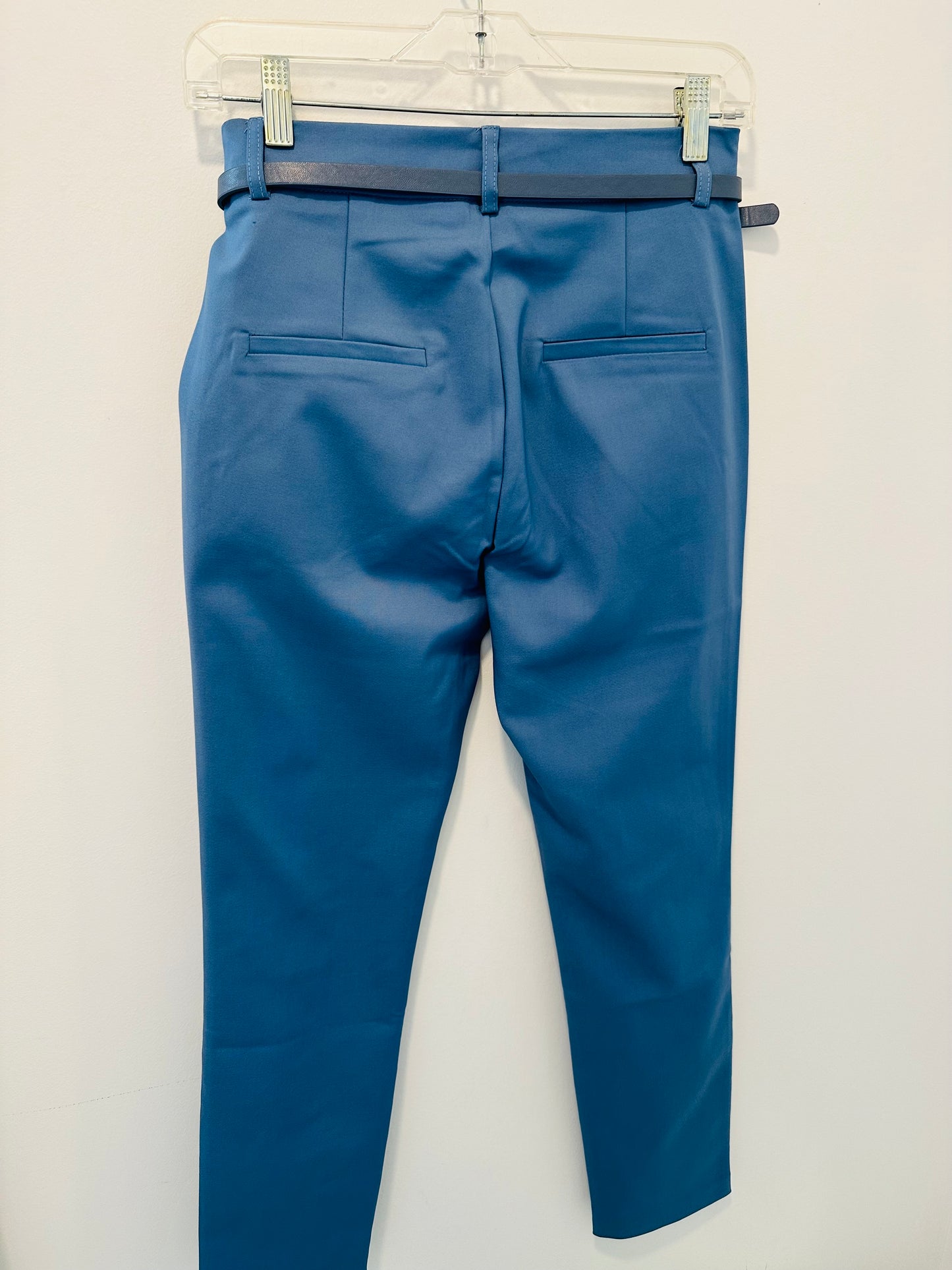 Blue Ankle Length Pants