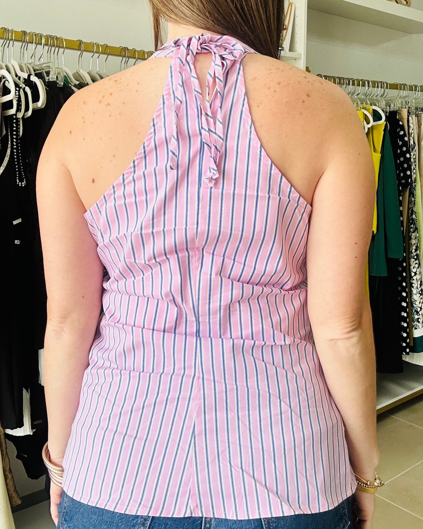 Pink Multi Bow Top