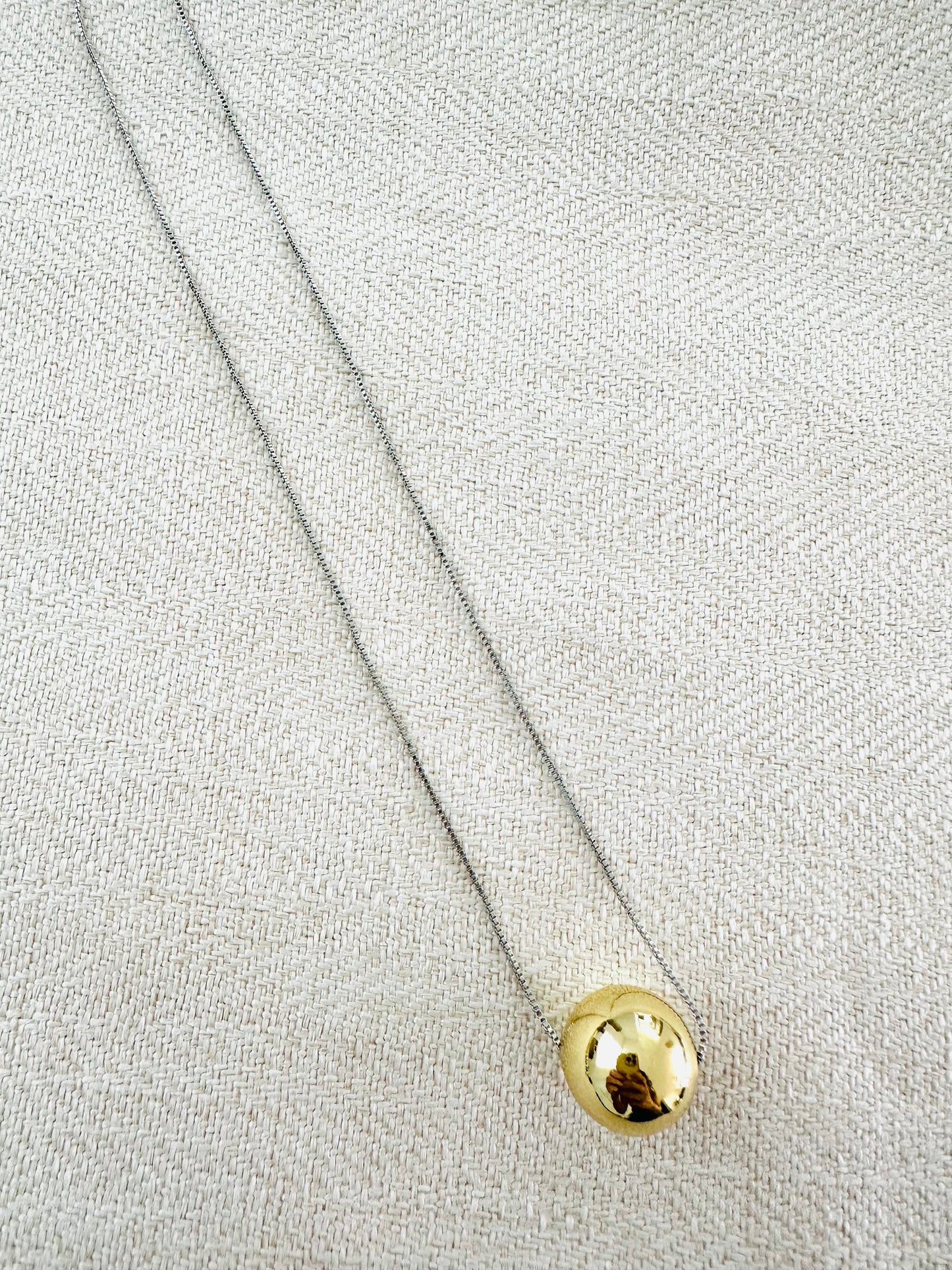 Fashion Gold Ball Necklace
