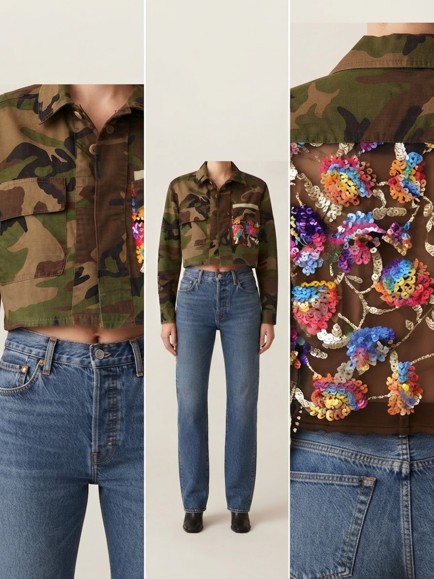 CAMO-CHIC JACKET