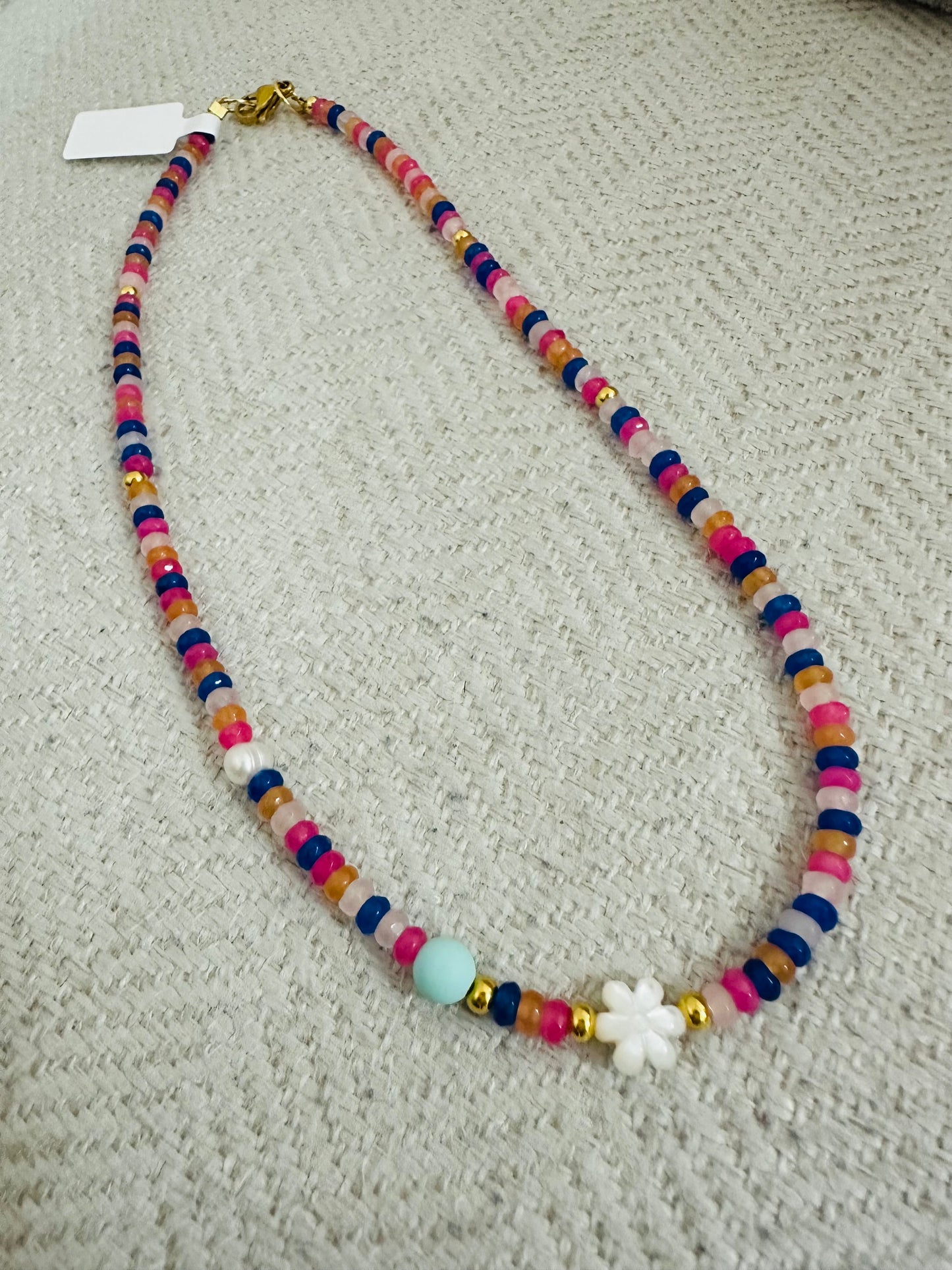 Multi color Short Necklace