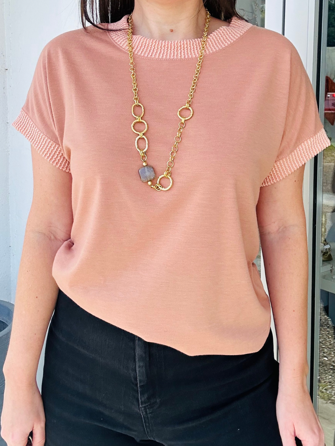 Gold Plated Long Necklace
