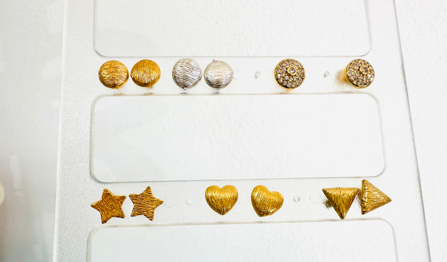 Gold Plated Stud Earrings