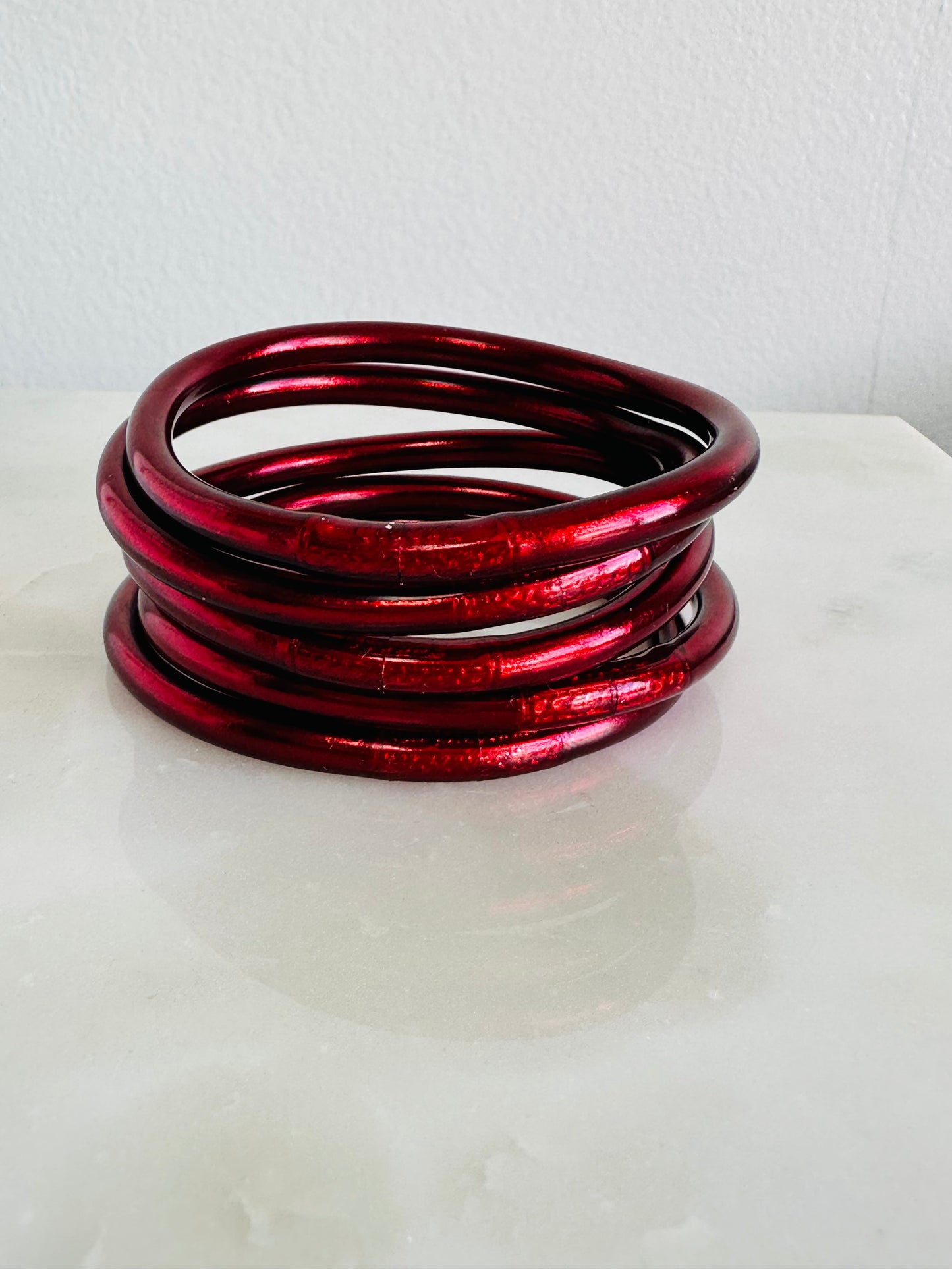 DARK WINE BLESS BANGLE SET