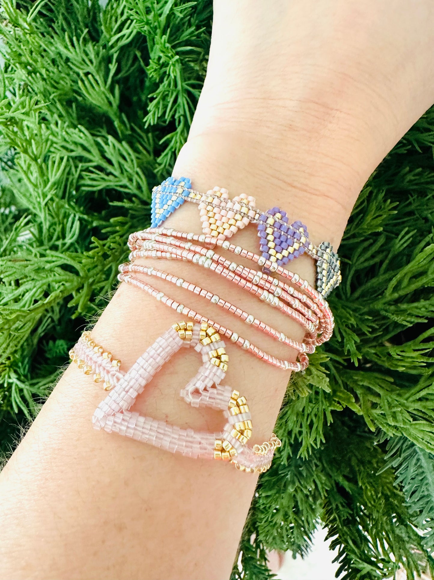 Fiammata - Pastel Hearts Bracelet