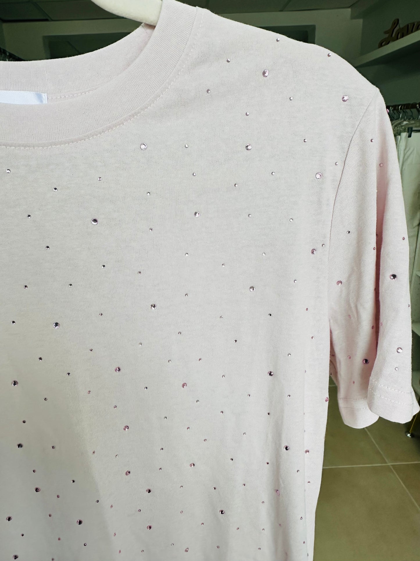 Light Pink Mini Studs Shirt