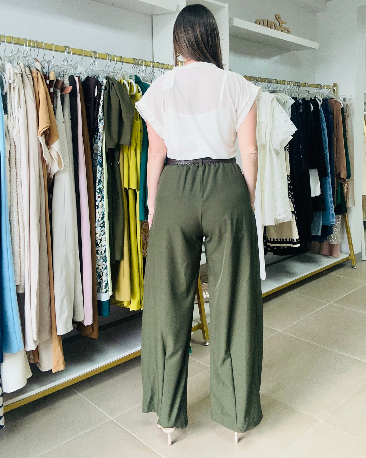 OLIVE LUXE PANTS