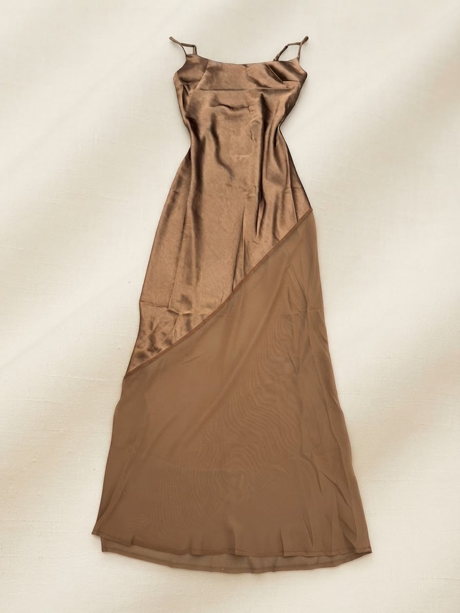 Bronze Maxi Dress