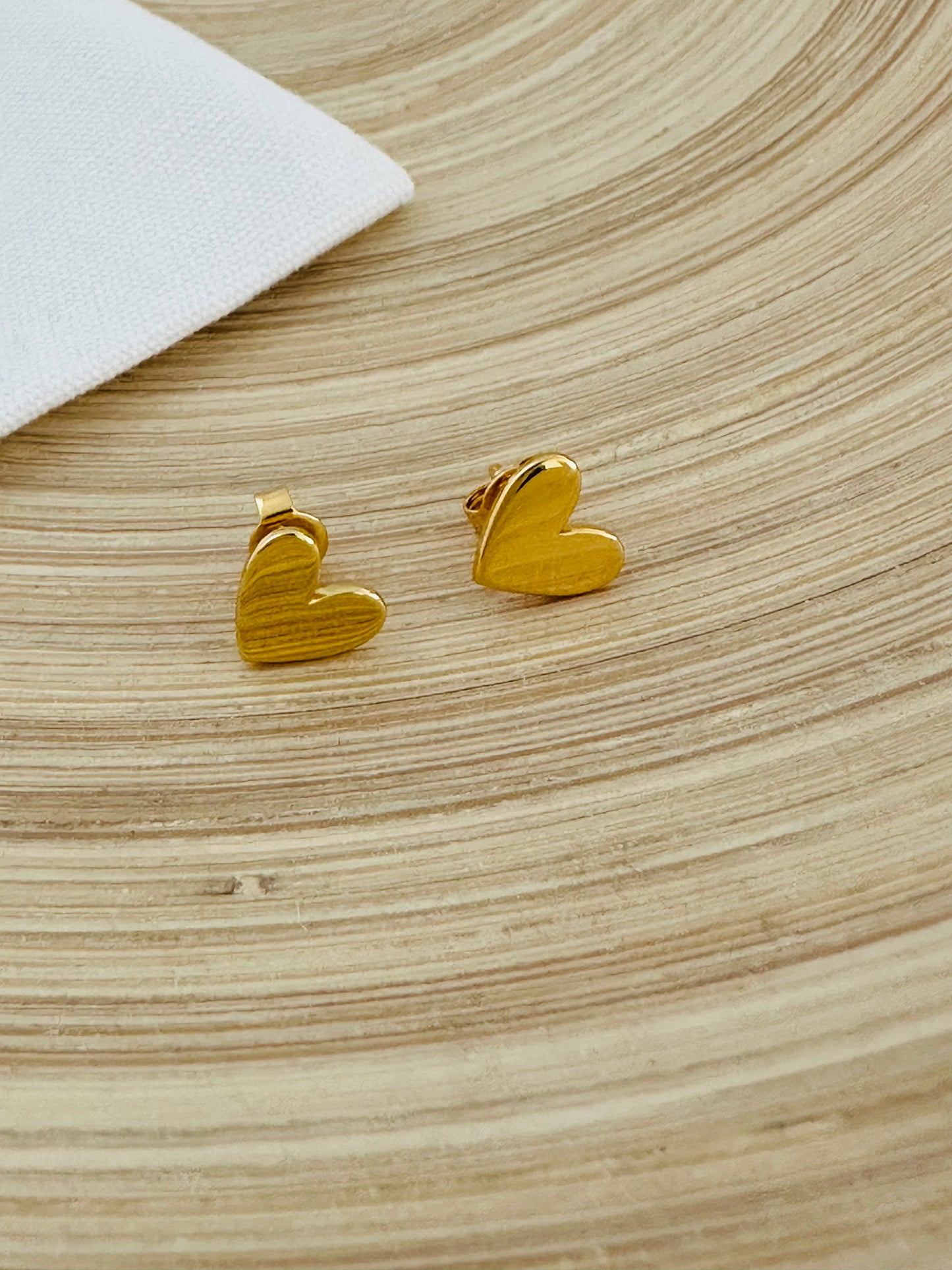 Giulia Heart Stud Earrings