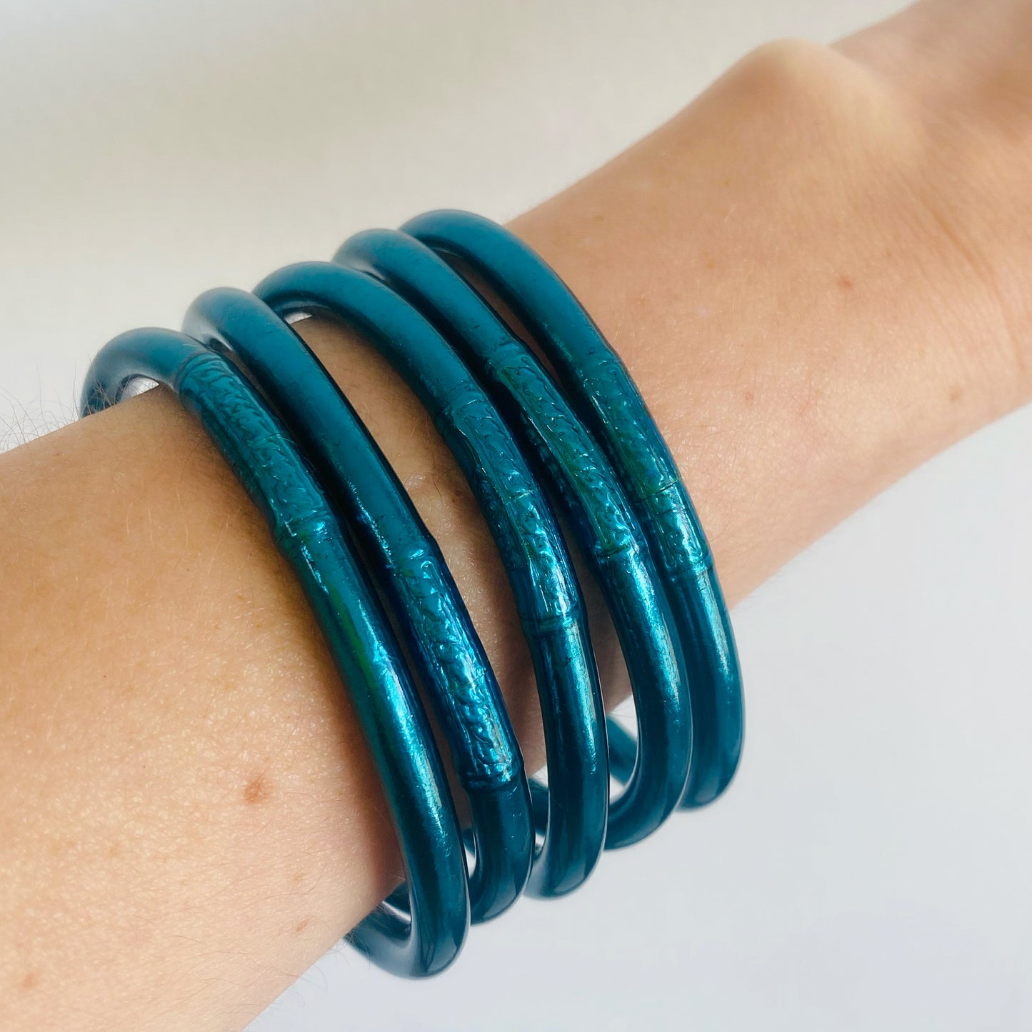 TEAL BLESS BANGLE SET