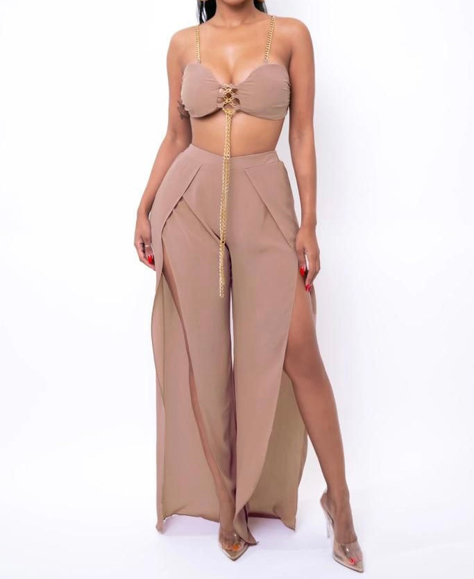 Mauve Fashion Chain Set