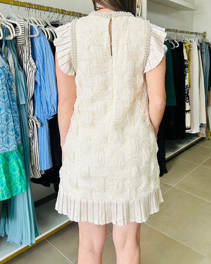 Ivory /champagne Pearls Dress