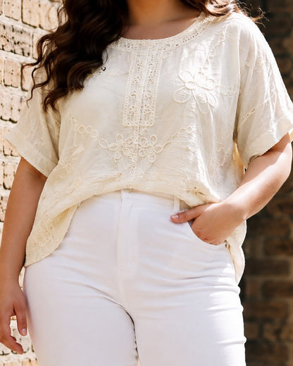 Celeste Embroidery Top