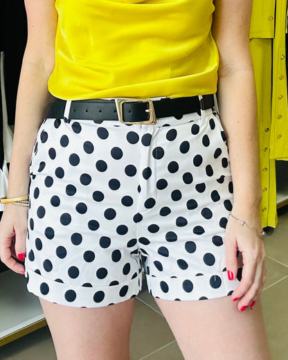 Black Polkadots Shorts