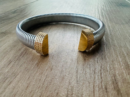 Gold Silver Cuff