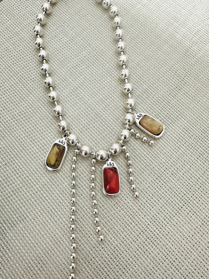 Aurora Silver Necklace