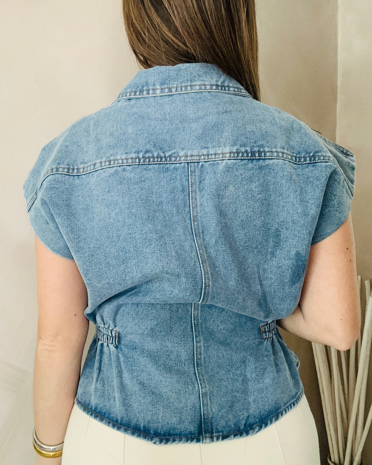 Sofia Denim Top