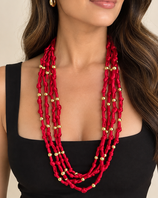 Knot Elastic Necklace- More Color