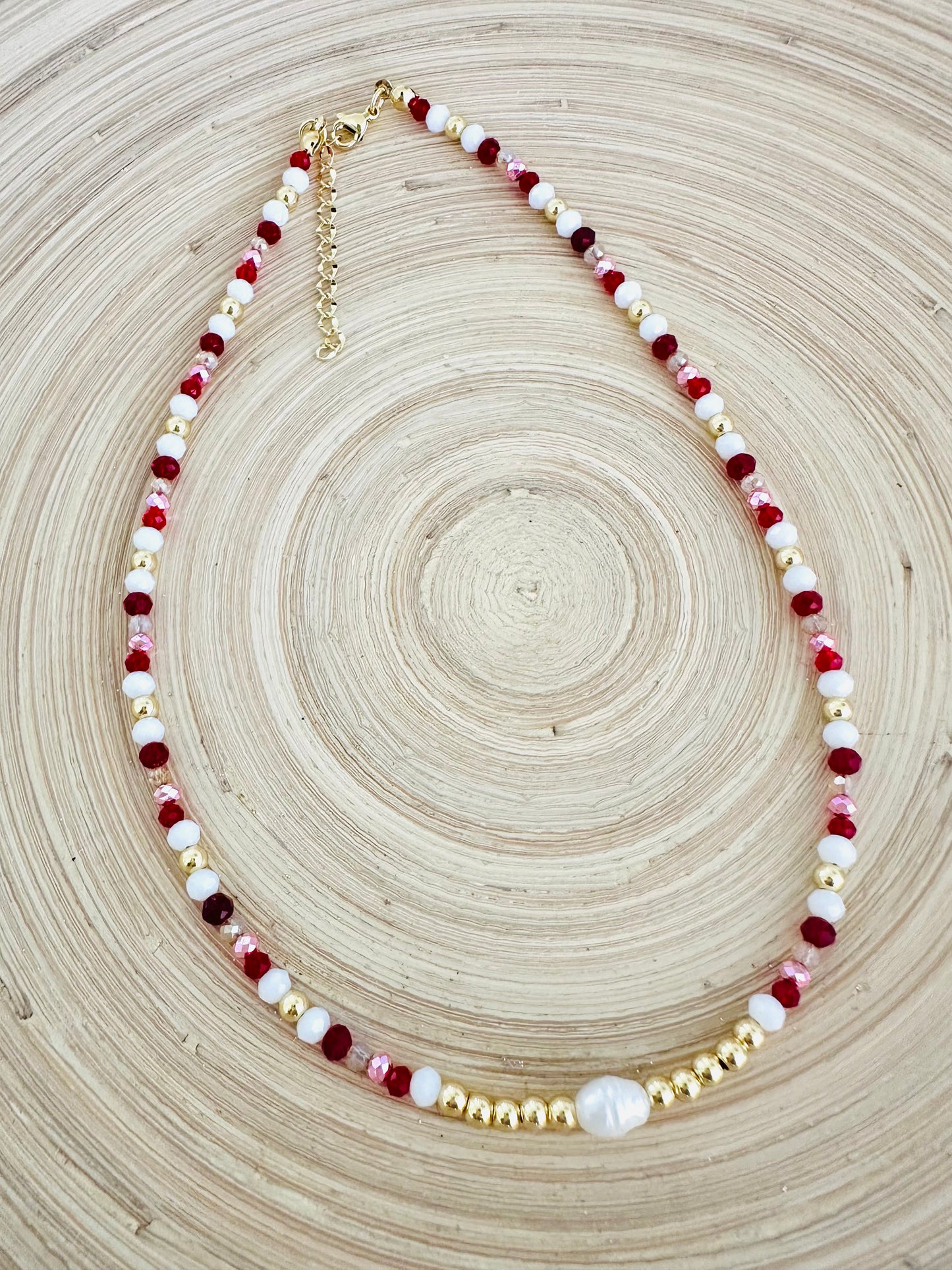 Valentine Pearl Short Neckace