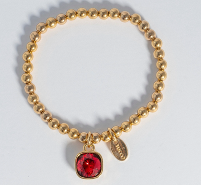 Camila Red Swarovski Bracelet by TUCCO