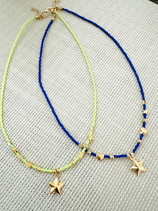 Star  Mini Beads Choker