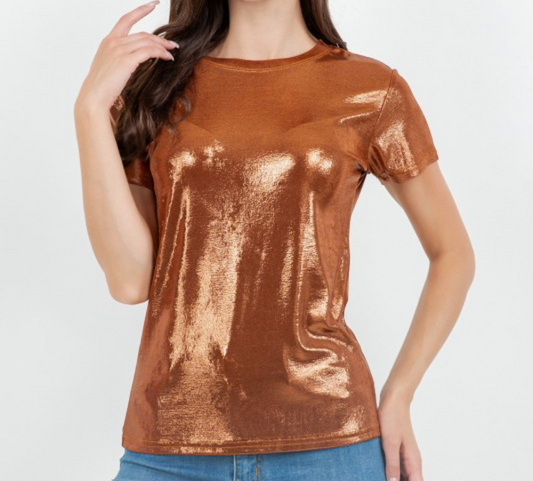 Rust Metallic Shirt