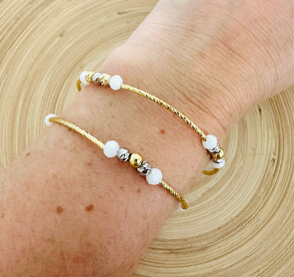 Gold /Silver bracelet set
