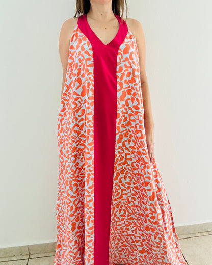 Fushia Maxi Dress By Liliana Esquivia