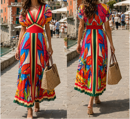 Rainbow Maxi Dress