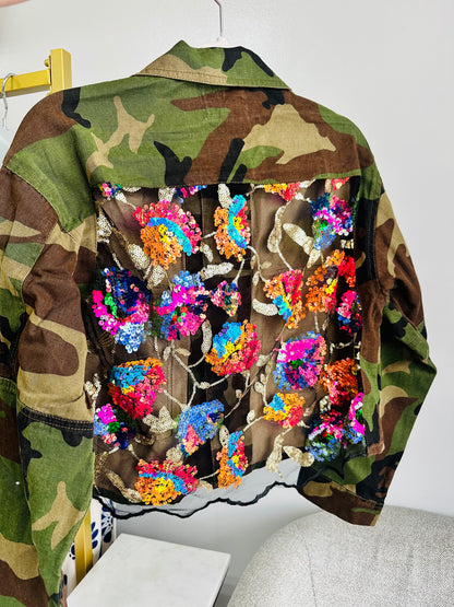 CAMO-CHIC JACKET