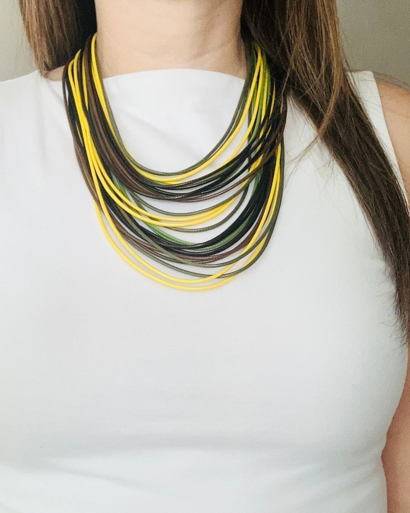 Multi Layers Cord Necklace