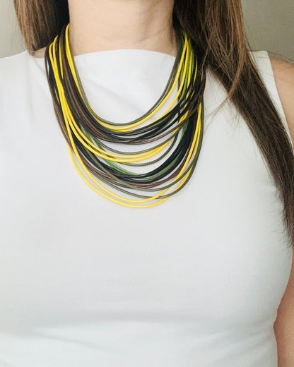 Multi Layers Cord Necklace