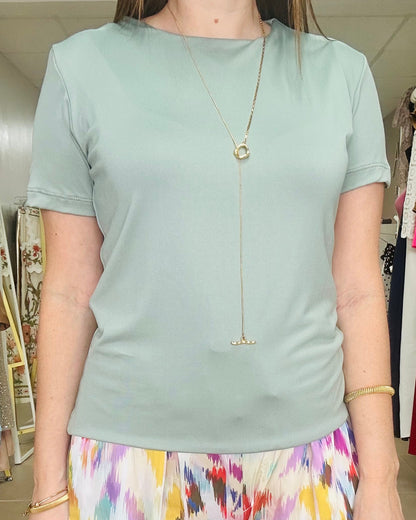Light Teal Italy Top