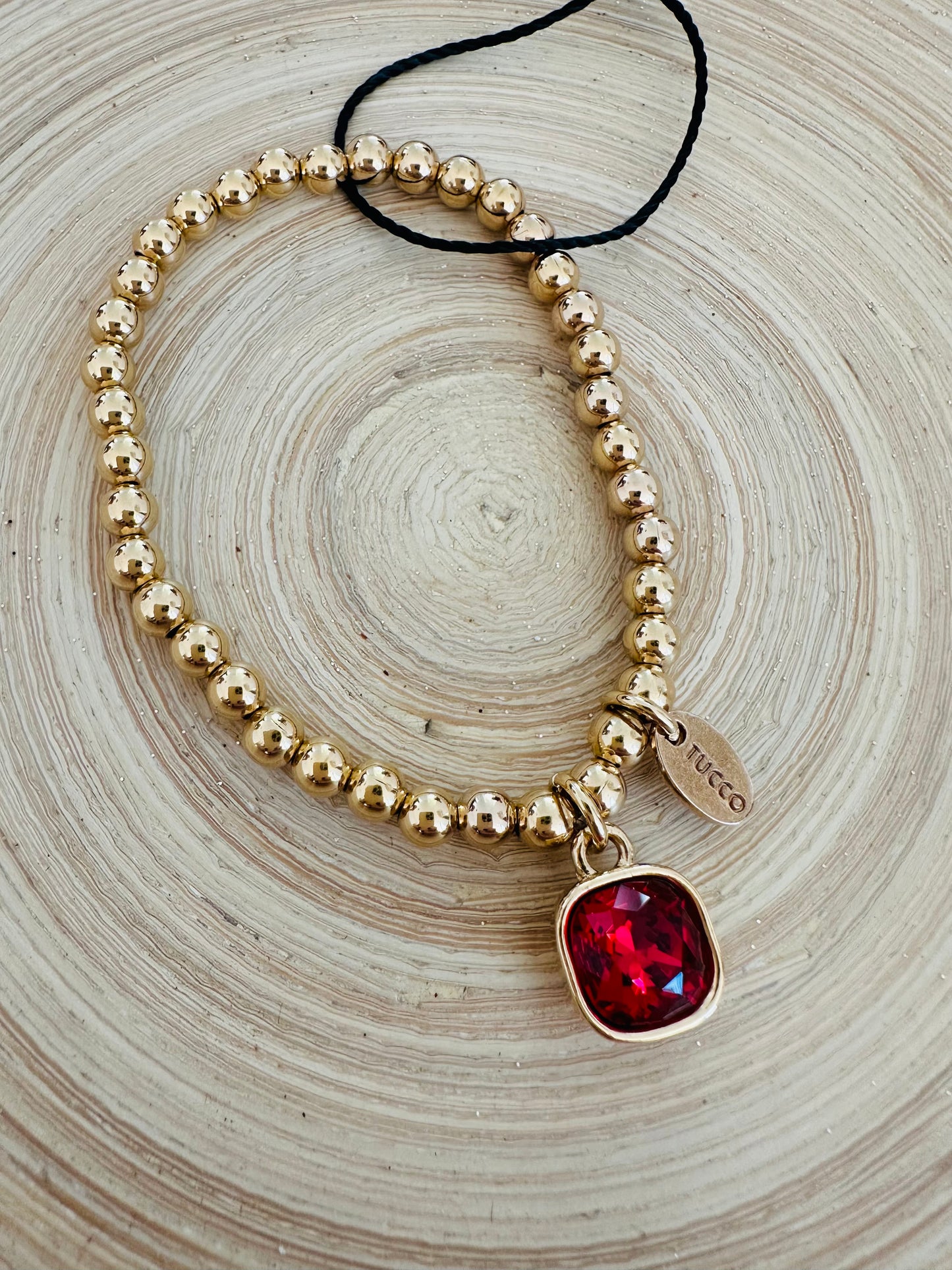 Camila Red Swarovski Bracelet by TUCCO