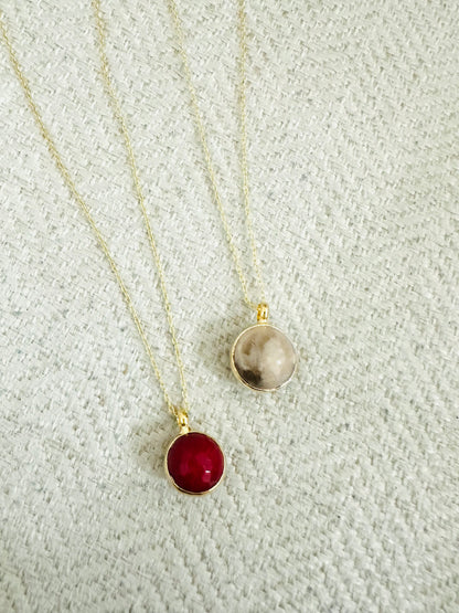 Ball Pendant Chain Necklace