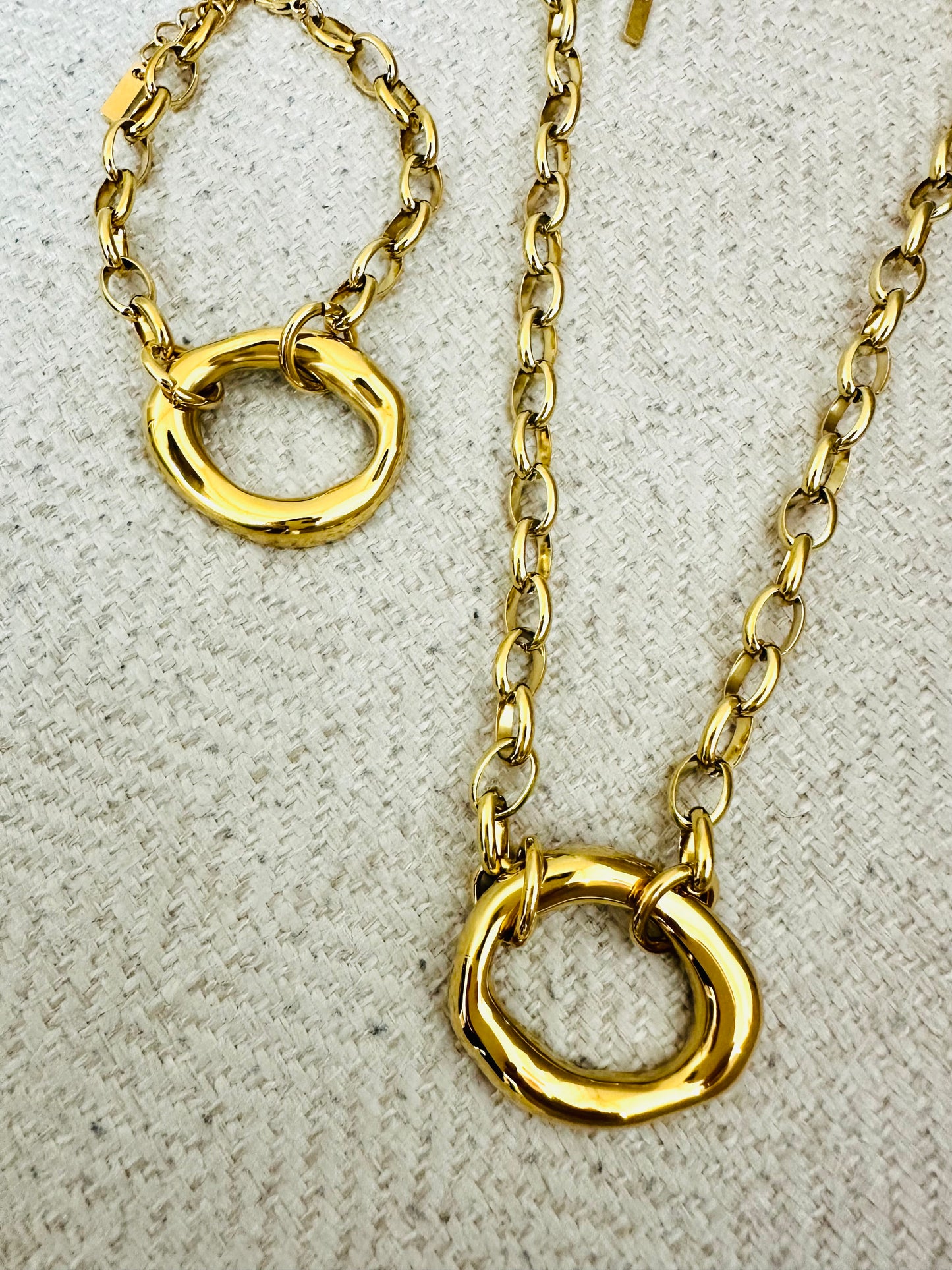 Elena Necklace + Bracelet Set