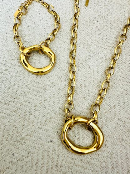 Elena Necklace + Bracelet Set
