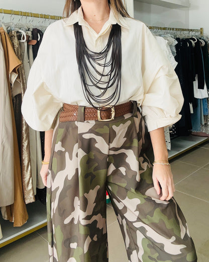 Ivory Button One size Top