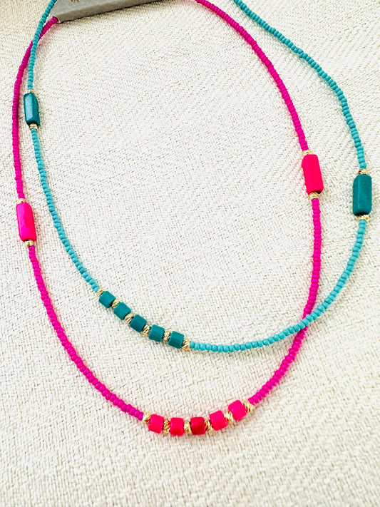 Mini Beads Short Necklace