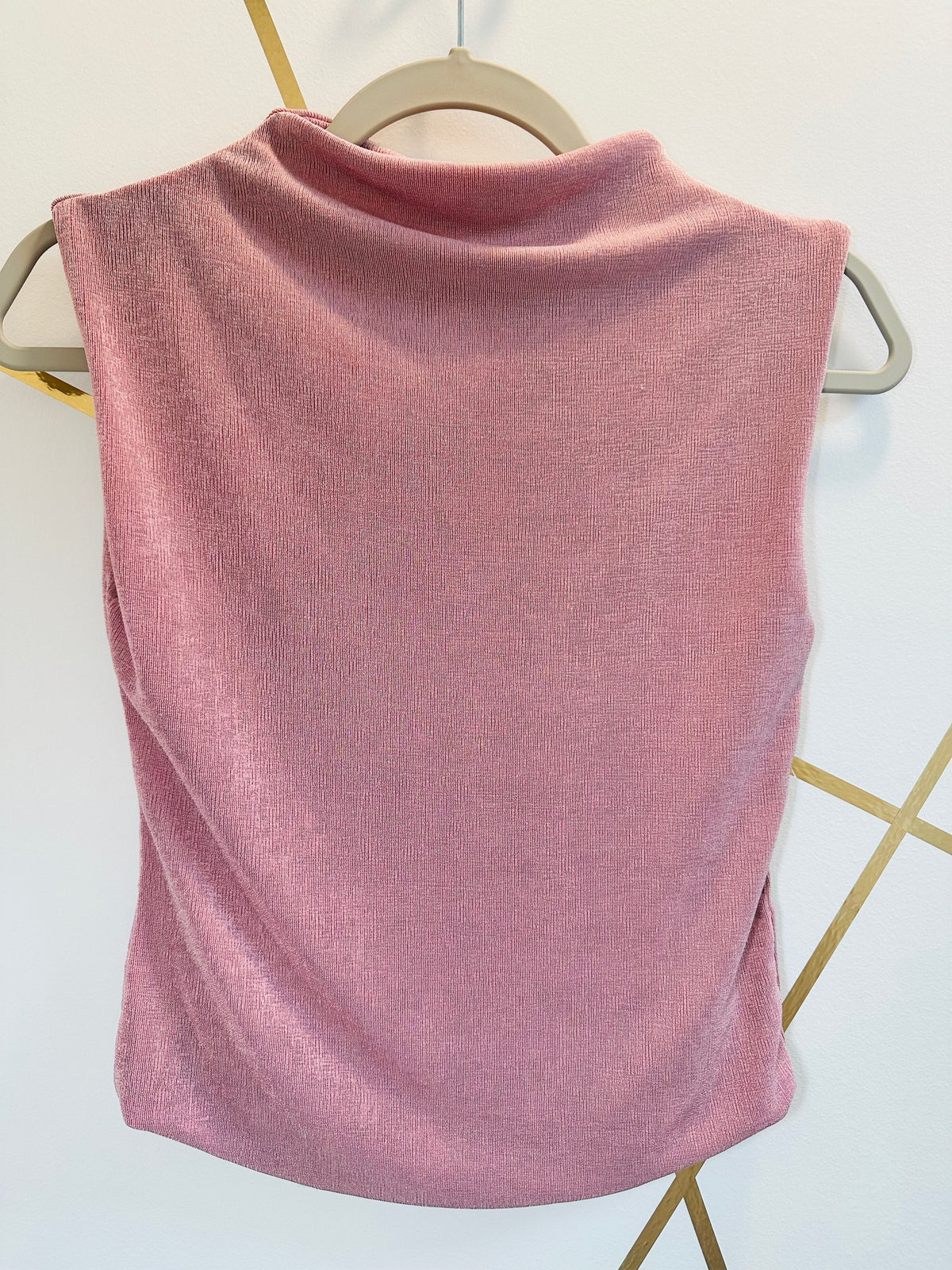 Dusty Pink turtleneck Top