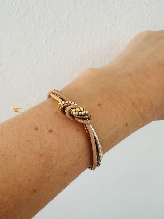 Fiammata - Multi color Knot  Bracelet