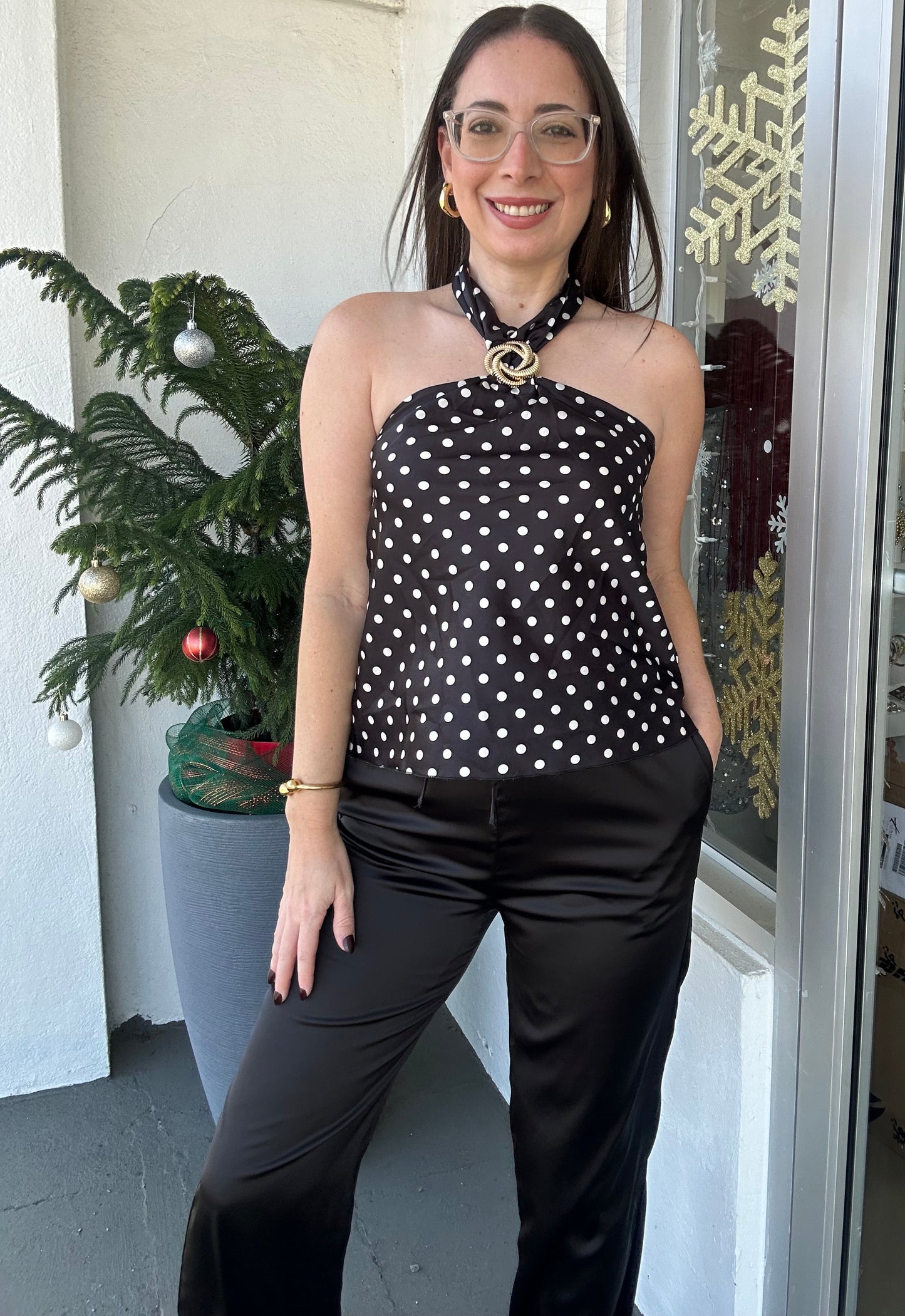Polkadots Halter top