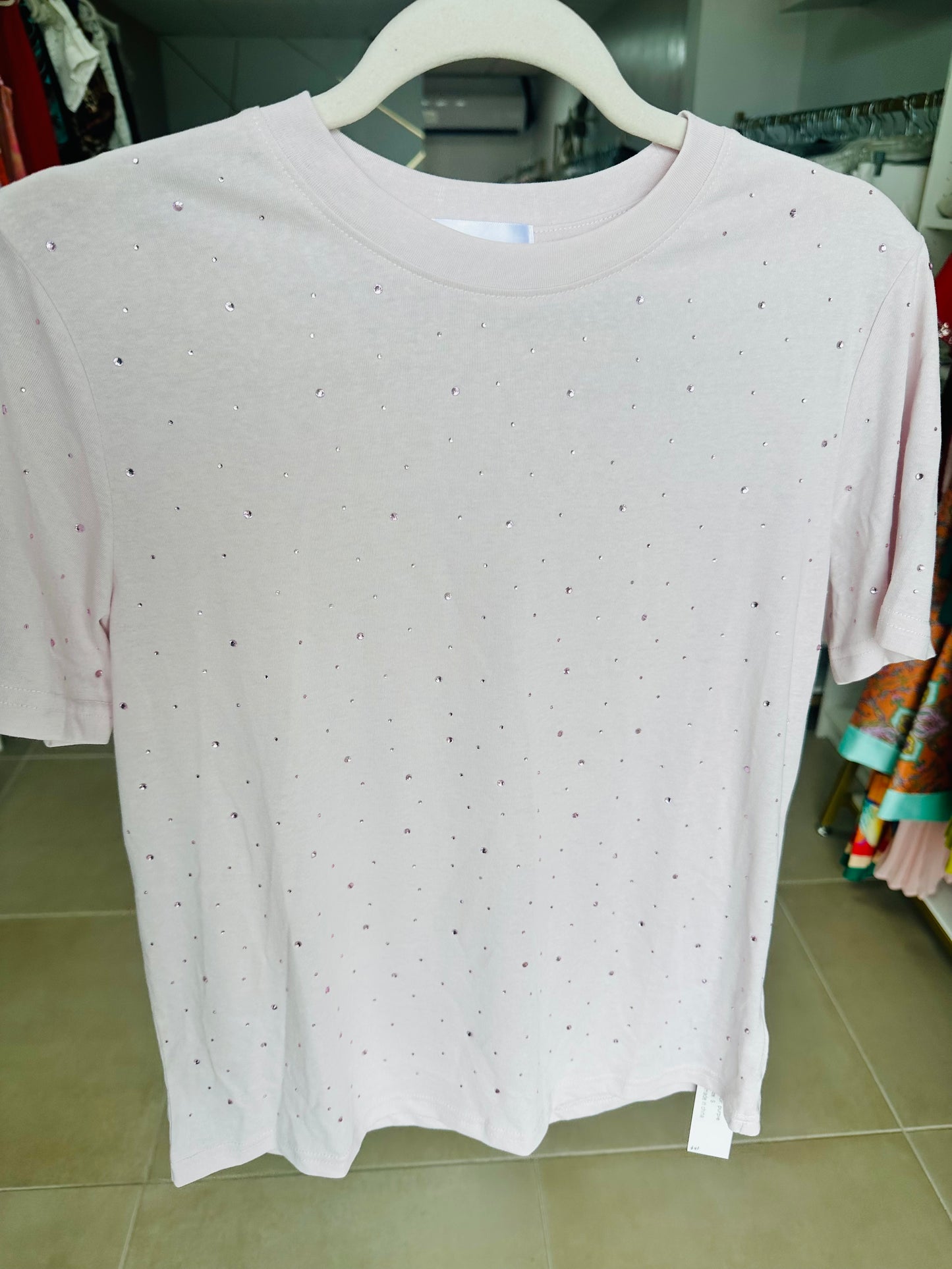 Light Pink Mini Studs Shirt