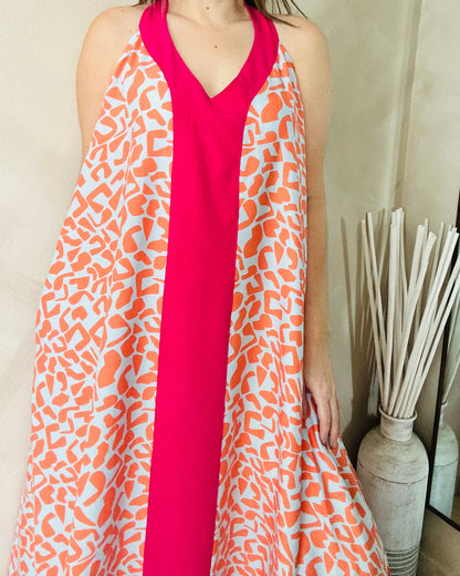 Fushia Maxi Dress By Liliana Esquivia