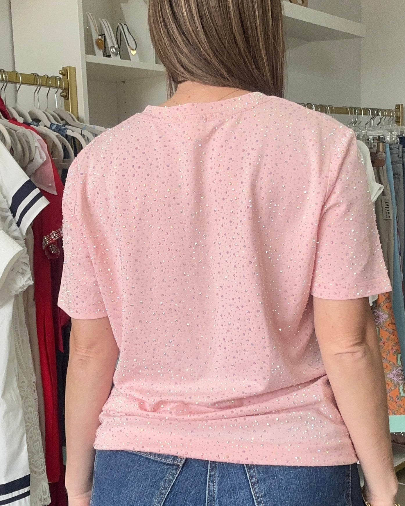 Pink Sparkle Top
