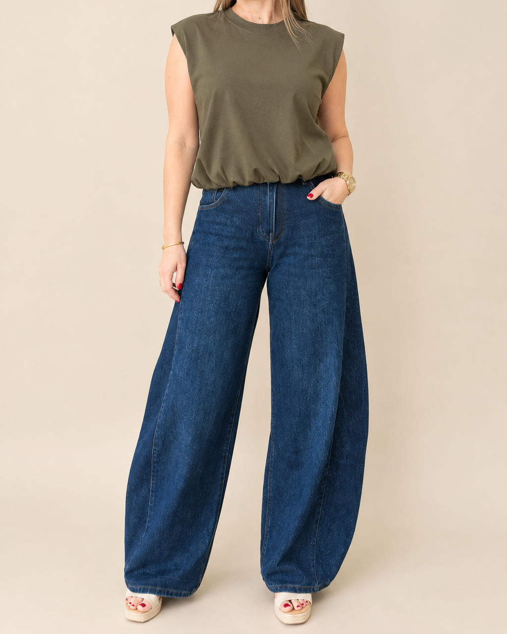 Italy Balloon Jeans