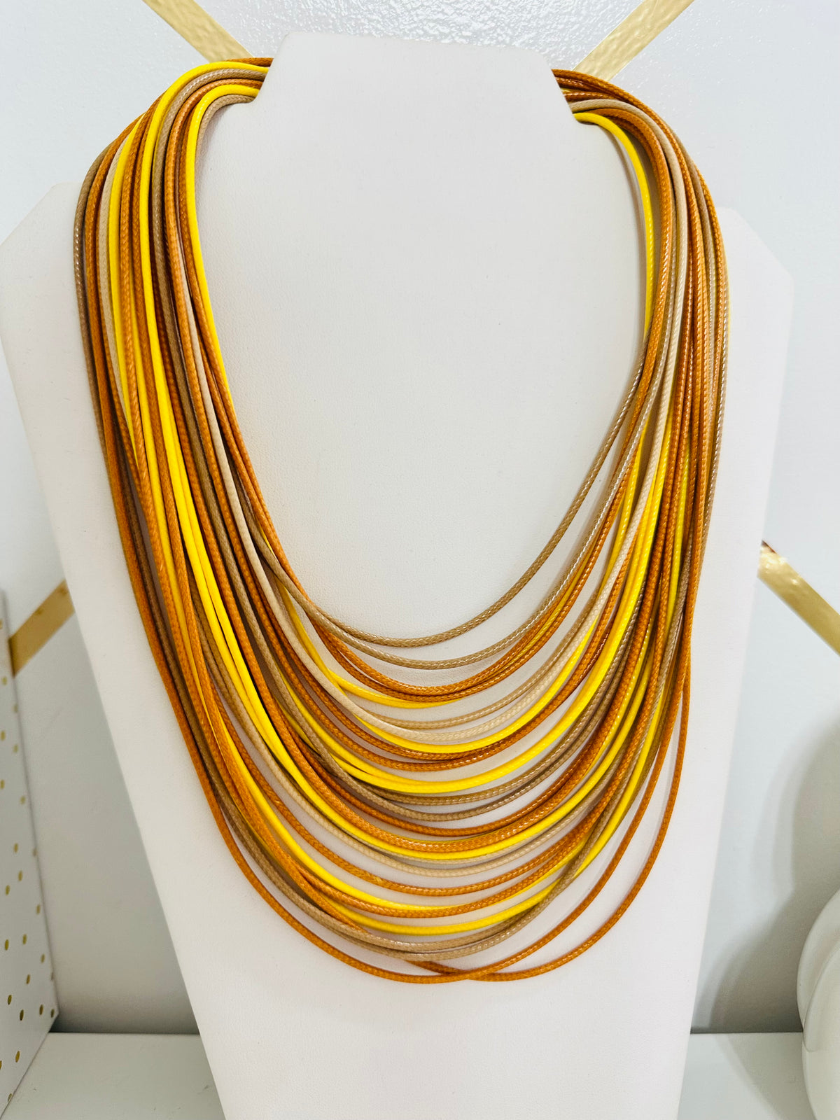 Multi Layers Cord Necklace