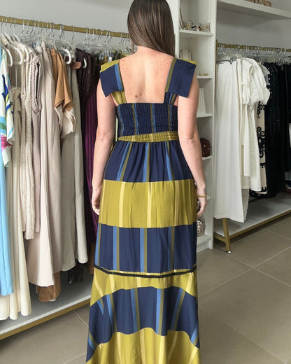 Olive Luxe Maxi Dress