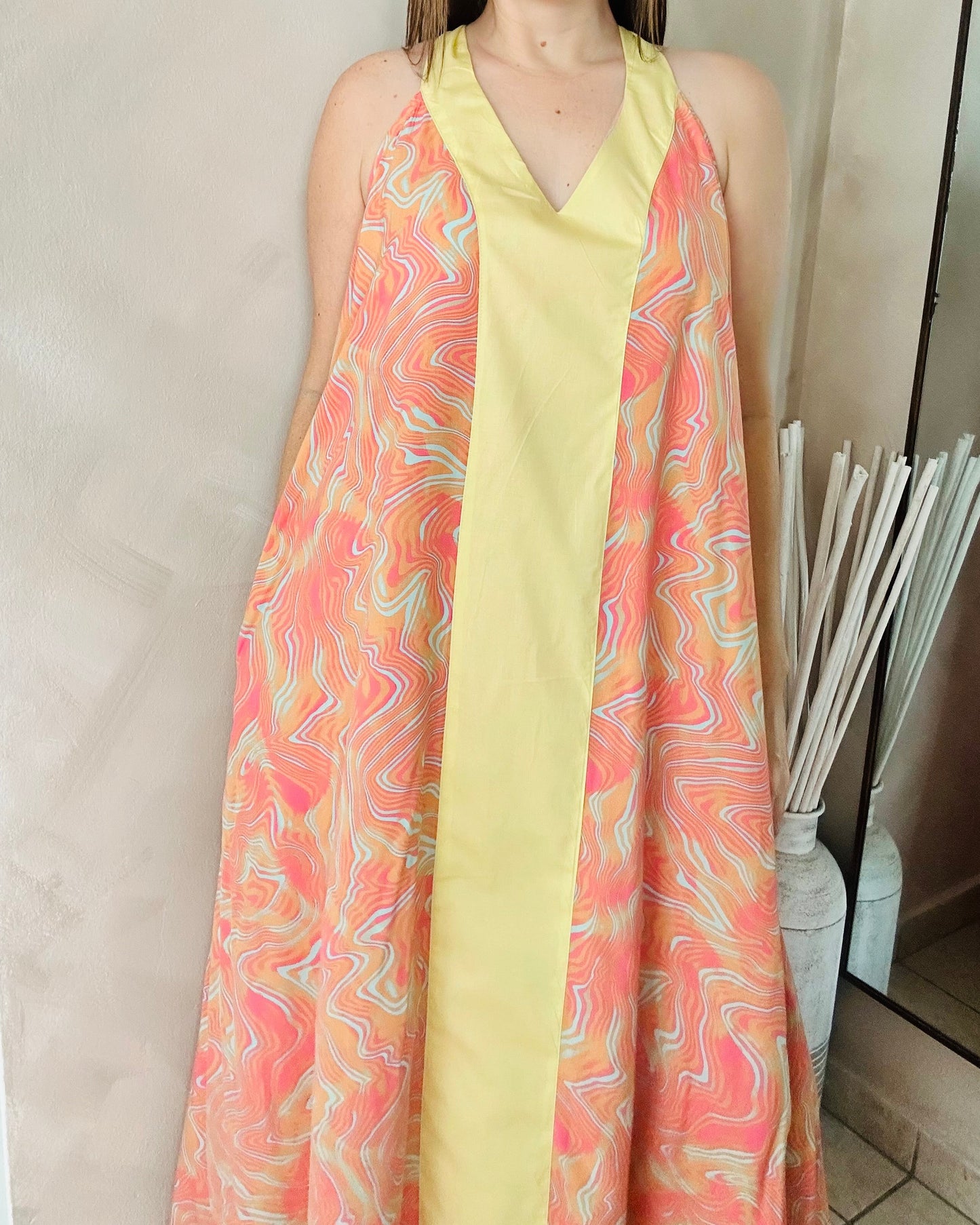 Pastel Maxi Dress by Liliana Esquivia